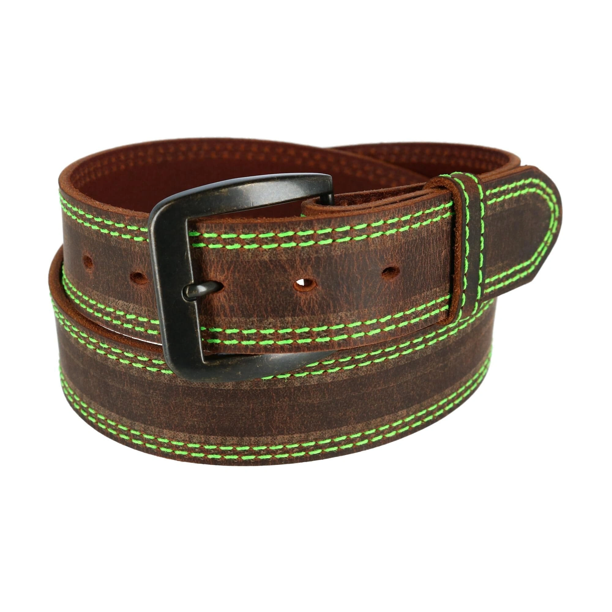 Crafted Contrast Stitch Belt for Men by 3D Belt Co.